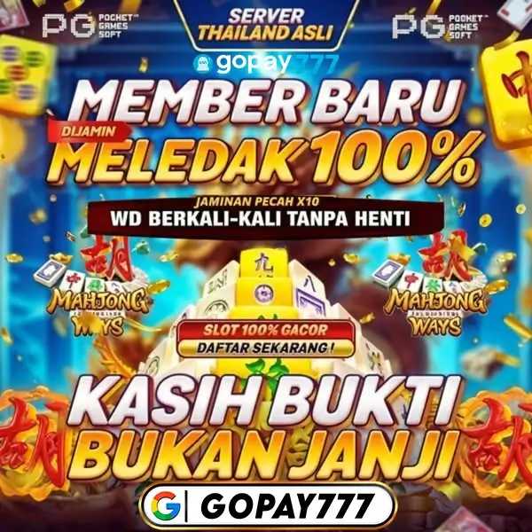 GOPAY777: Agen Slot Gacor Rekomendasi Rtp 99%